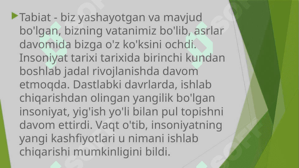 Tabiiy va sun’iy mahsulotlar 4