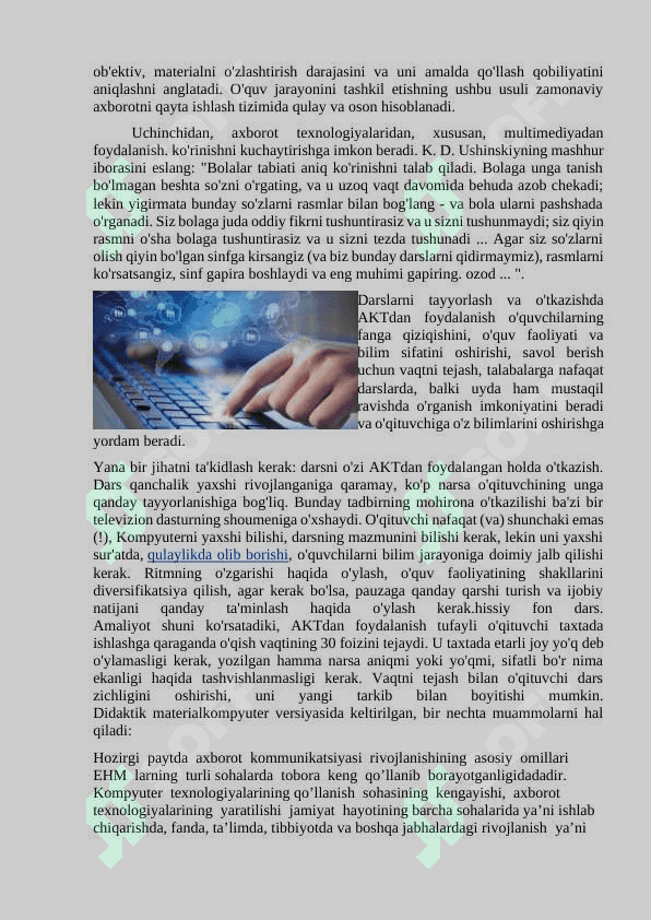 Zamonaviy axborot kommunikatsiya texnologiyalarining rivojlanish tendensiyalari va asosiy yo'nalishlari 3