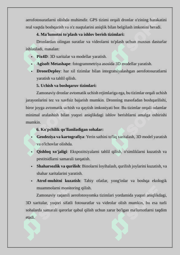Zamonaviy raqamli aerofotosyomka sistemasi 3