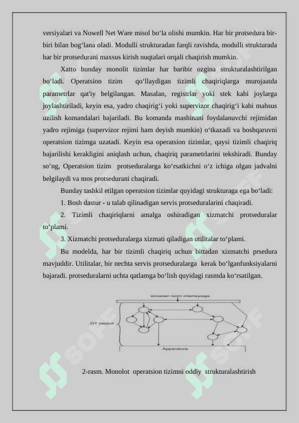 Zamonaviy tarmoq operatsion tizimlari va ularni taxlil qilish 8