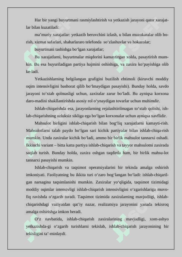 Zaxira logistikasi 4