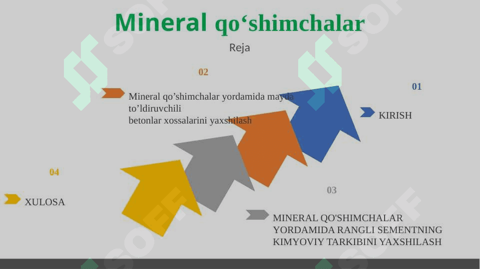Mineral qo‘shimchalar 2