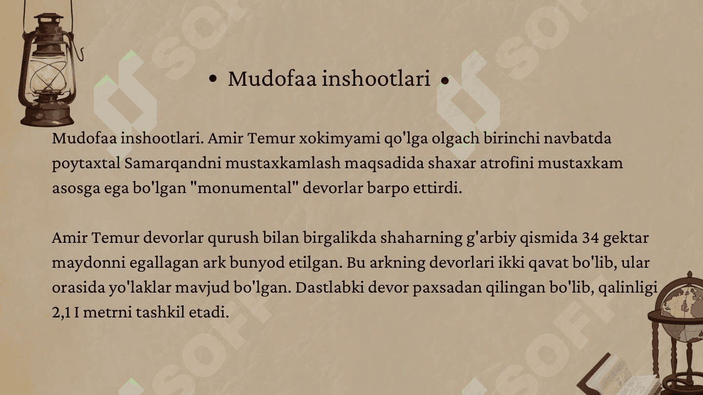 Amir Temur haqida slayd 4