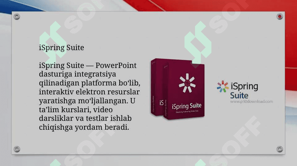 iSpring Suite, Hot Potatoes, MyTestX, EasyQuizzy dasturlari va ularning imkoniyatlari 2