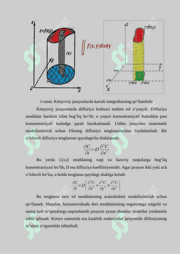 Karrali integrallarning kimyodagi tadbiqlari 4