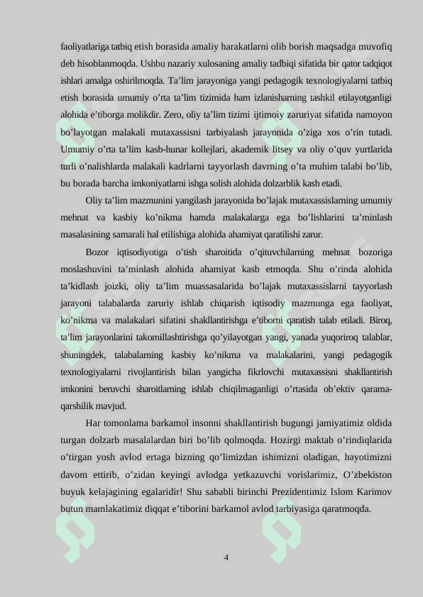 Algebraga nisbatan shartli ehtimollik va shartli matematik kutilma 4