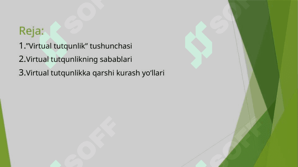 Virtual tutqunlikka qarshi kurash 2