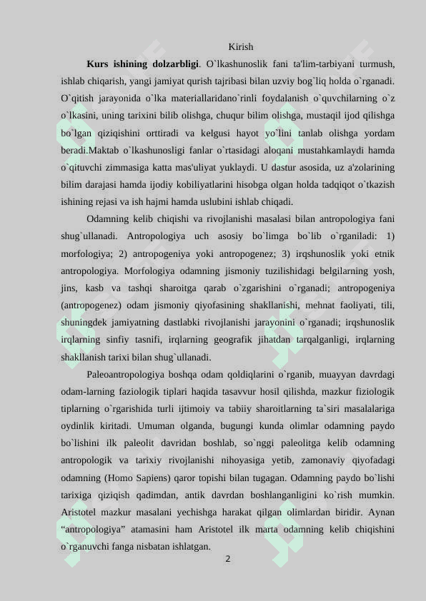ANTROPOLOGIYA VA ETNOGRAFIK FANINING TADQIQOT OBEKTLARI 2