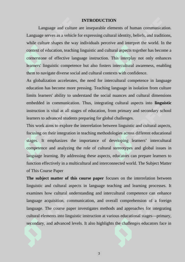 TEACHING THE LINGUISTICS AND CULTURAL  ASPECTS IN DIFFERENT STAGES 3