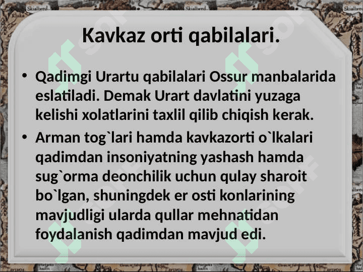 Urartu davlatining tashkil etilishi 5