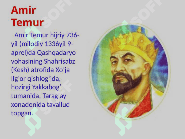 Temuriylar shajarasi 2