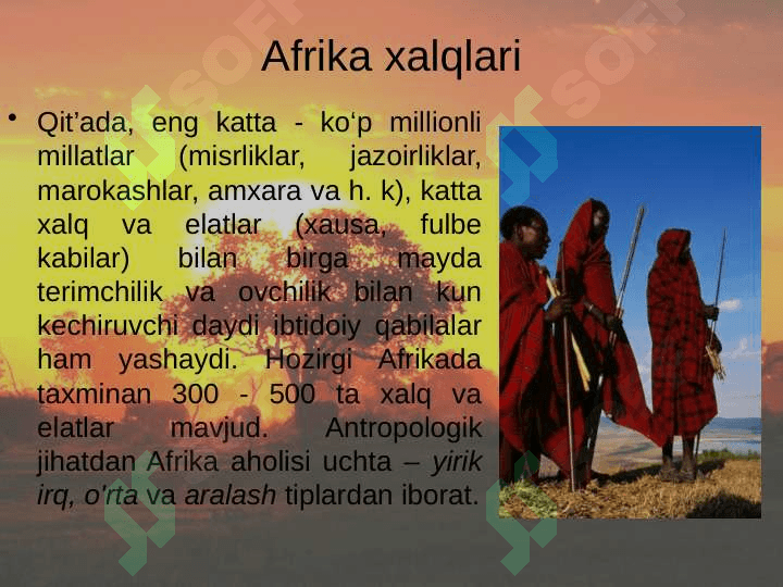 Afrika xalqlari 2