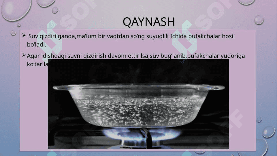 Qaynash,buģlanish va kondidatsiya 2