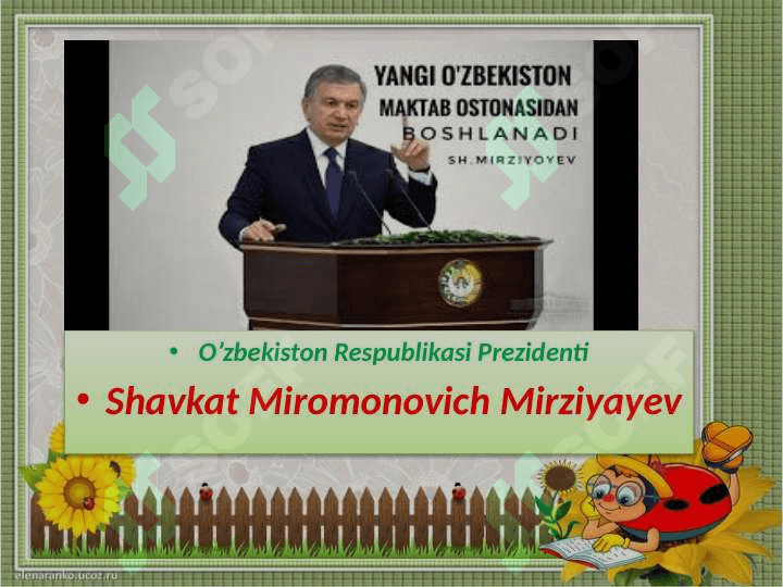 Maktabim  - qutlug’ makonim (ochiq dars ishlanma) taqdimot 2