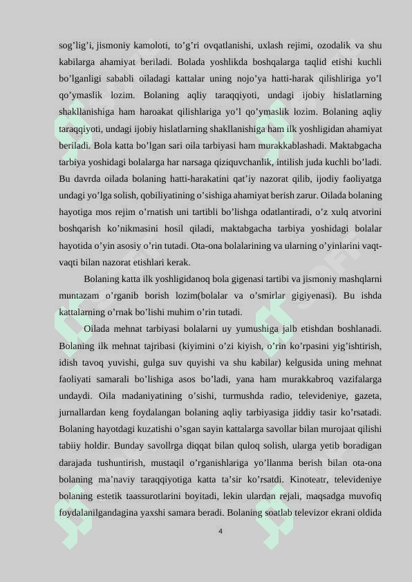 Tarbiya psixologiyasi maqsadi vositalari va metodlari. Pedagog psixologiyasi. Talim jarayoniga texnologik yondashuvi 4