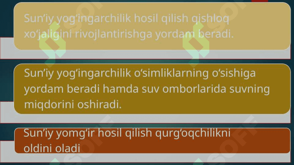 Sun'iy yomg'ir hosil qilish 2
