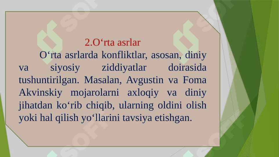 Konfliktologiya fanining yuzaga kelish tarixi. Konfliktologiyaning namoyon bo‘lishi 5