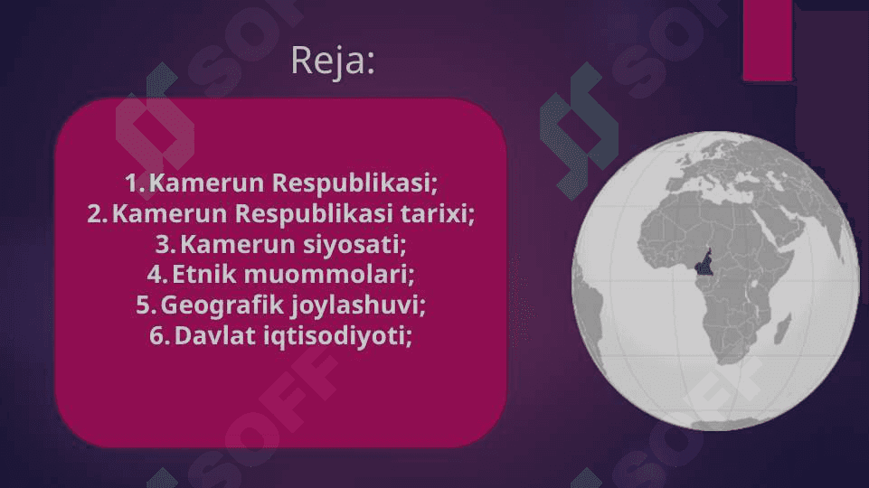 Camerun Respublikasi (Kamerun Respublikasi) 2