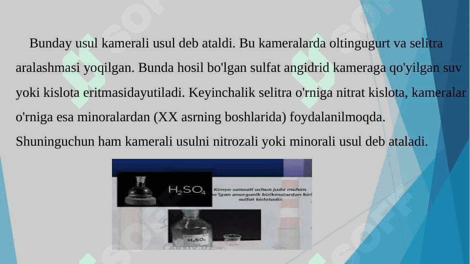 Sulfat kislotaning sanoatda ishlatilishi 8
