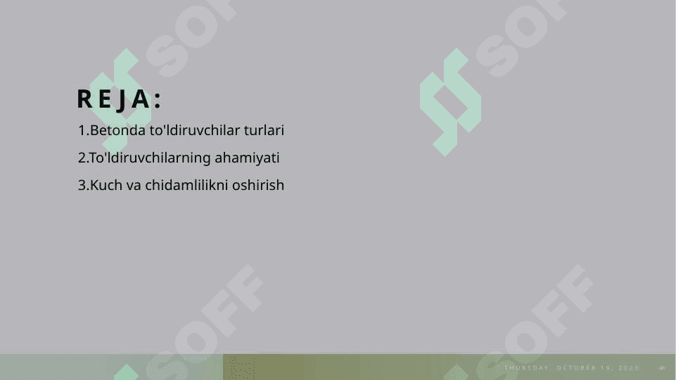 Beton to'ldiruvchini turlari 2