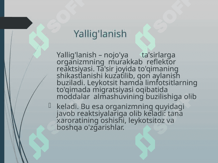 AYOL JINSIY A'ZOLARINING  YALLIGLANISh KASALLIKLARI 3