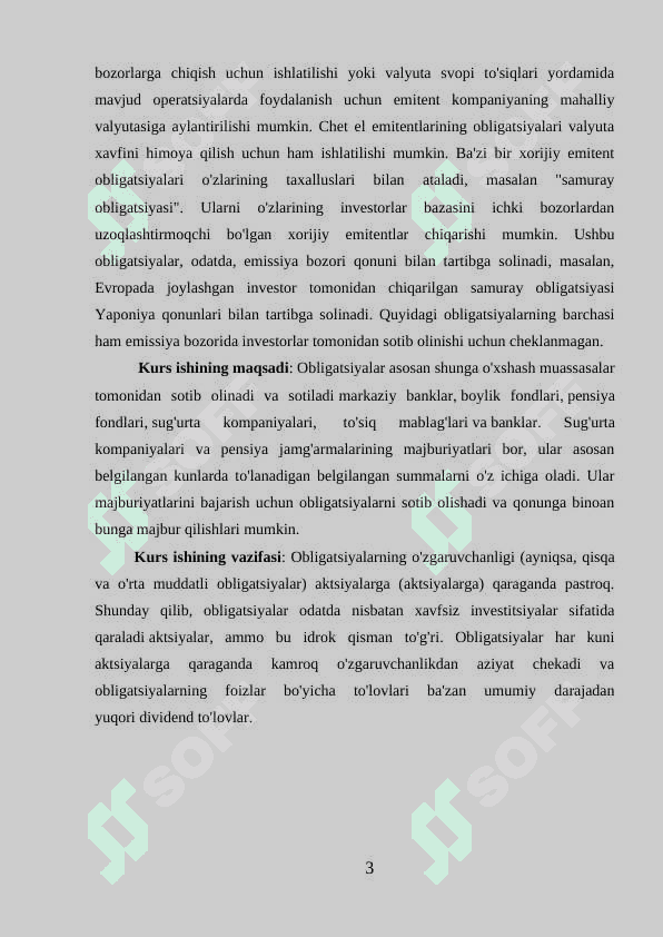 MUDDATIGA KO‘RA OBLIGATSIYALAR TURLARI 3