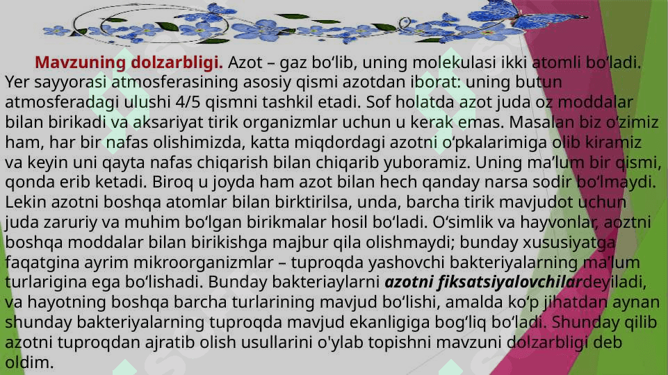 Azot va uning birikmalari 4