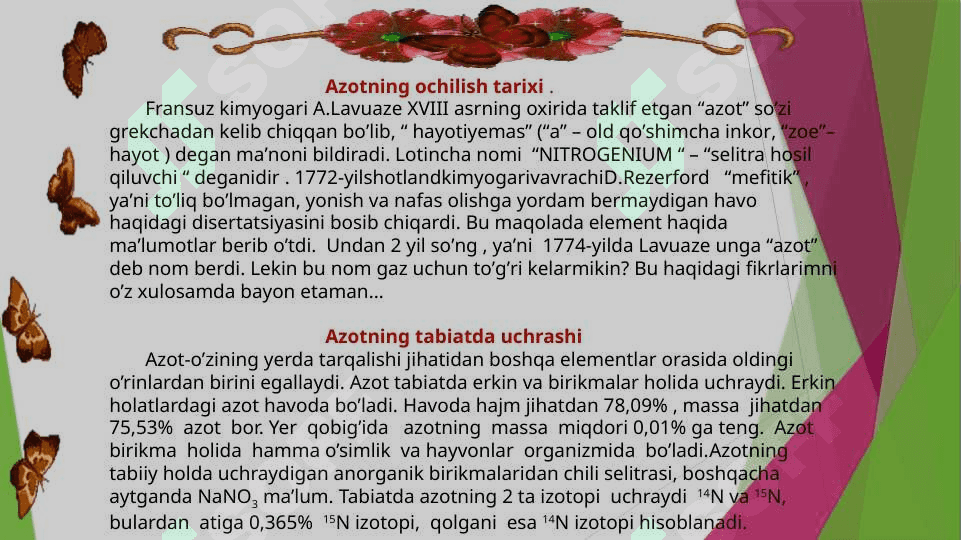 Azot va uning birikmalari 6