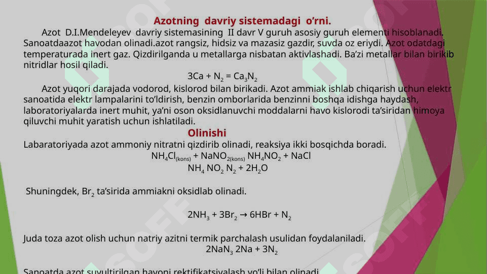 Azot va uning birikmalari 7