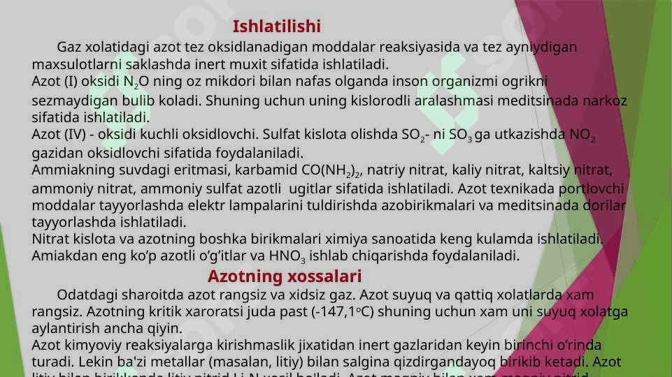 Azot va uning birikmalari 8