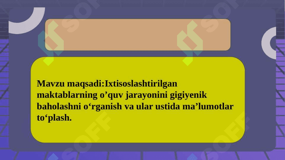 Ixtisoslashtirilgan maktablarning oʼquv jarayonini gigiyenik baholash 2