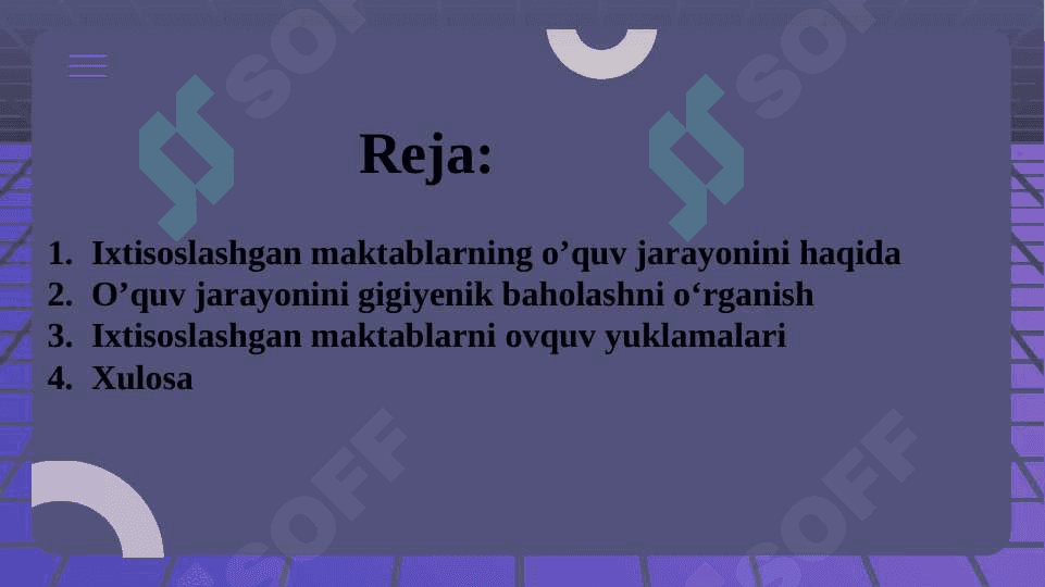 Ixtisoslashtirilgan maktablarning oʼquv jarayonini gigiyenik baholash 3