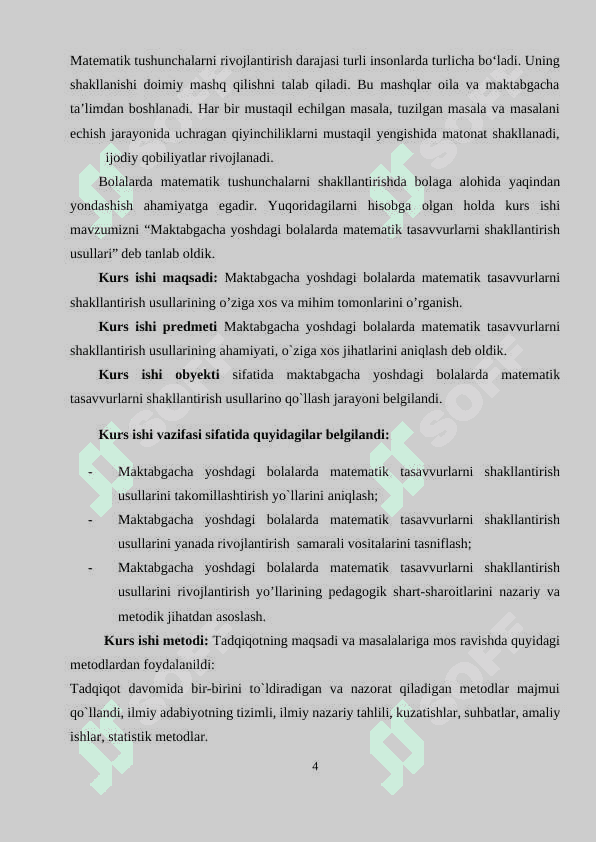 maktabgacha yoshdagi bolalarda matematik tasavvurlarni shakllantirish usullari 4