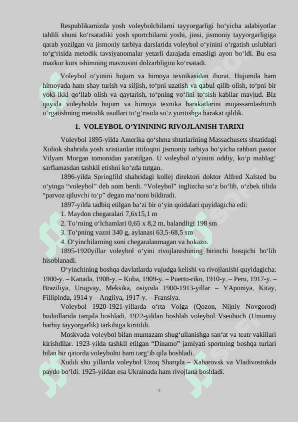 voleybol texnikasi va uning  tasnifi 5