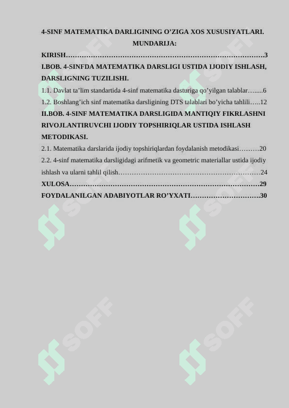 4-SING MATEMATIKA DARLIGINING O’ZIGA XOS XUSUSIYATLARI 2