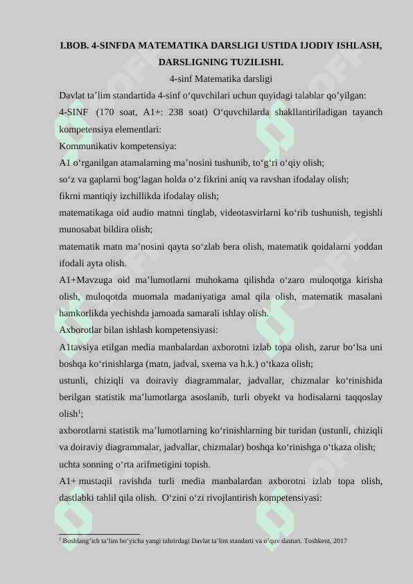 4-SING MATEMATIKA DARLIGINING O’ZIGA XOS XUSUSIYATLARI 6