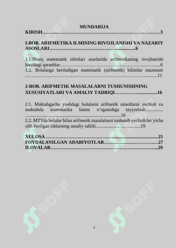 maktabgacha yoshdagi bolalarning arifmetik masalalarni tushunishining o`ziga xos xususiyati 2