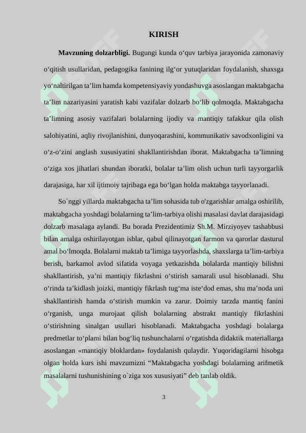 maktabgacha yoshdagi bolalarning arifmetik masalalarni tushunishining o`ziga xos xususiyati 3