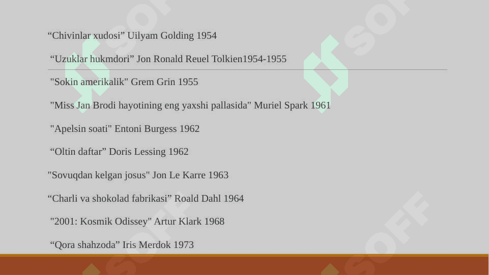 XX ASR BUYUK BRITANIYA ADABIYOTI 6