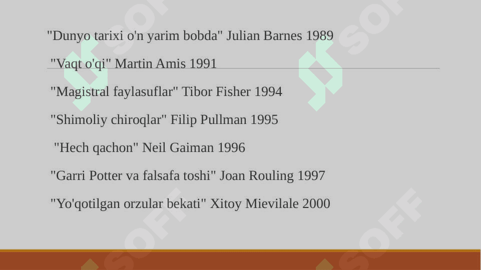 XX ASR BUYUK BRITANIYA ADABIYOTI 8