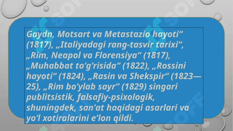 Stendal hayoti va ijodi Stendal hayoti va ijodi 4