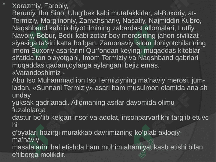 Ma’naviyatning tarixiy ildizlari - 8