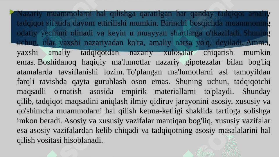 TADQIQOT METODOLOGIYASI VA METODIKASI 7