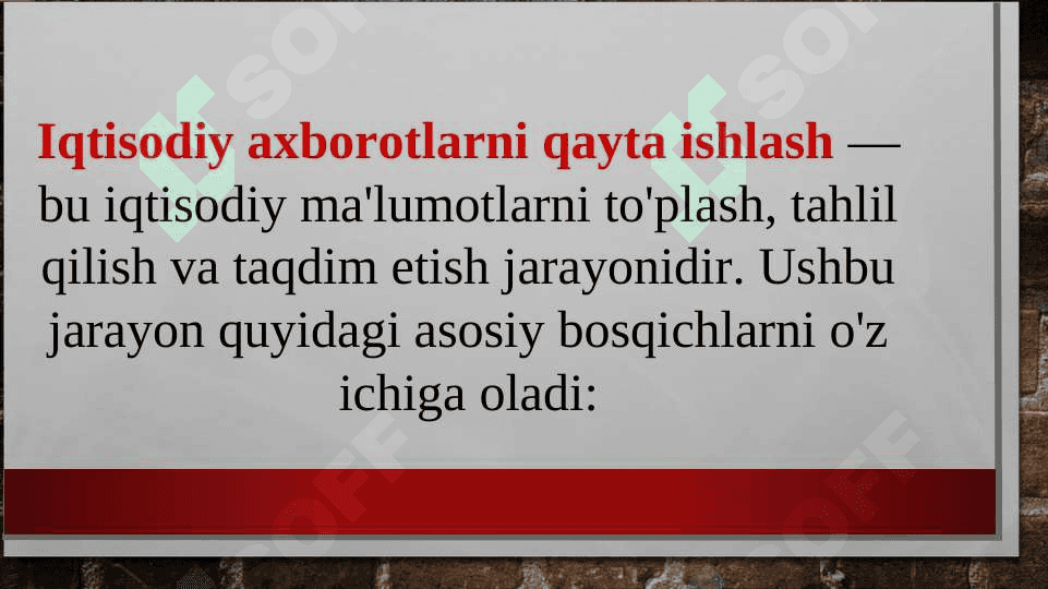 Iqtisodiy axborotlarni qayta ishlash jarayonida  bulutli foydalanish texnologiyalari 3