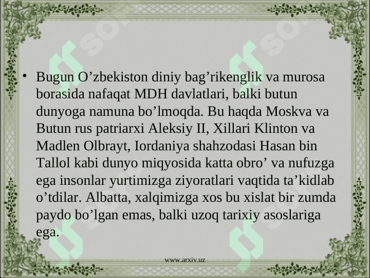 Davlat va din 3