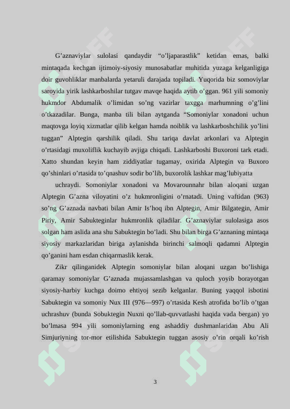 G'aznaviylar davlatining vujudga kelishi 3