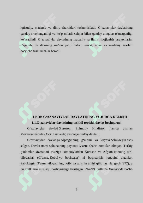 G'aznaviylar davlatining vujudga kelishi 5