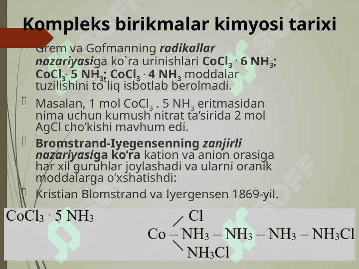 Koordinatsion birikmalar kimyosi 6