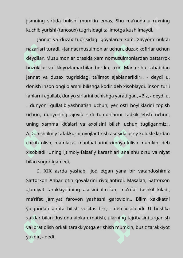 XIX asr oxiri va XX asr boshlari falsafiy fikrlar. 5