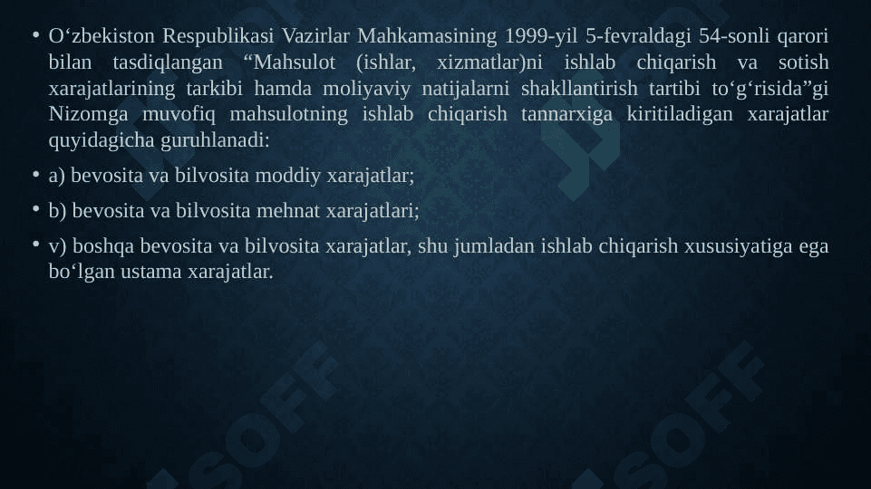 AVTOTRANSPORT KORXONALARIDA XARAJATLAR HISOBI 4